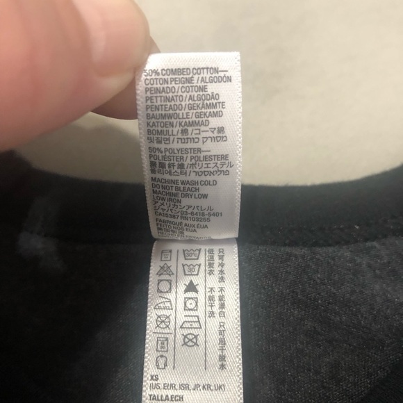 AMERICAN APPAREL The 50/50 Shirt Don’t Be a DNB Raglan Tee - Picture 7 of 7